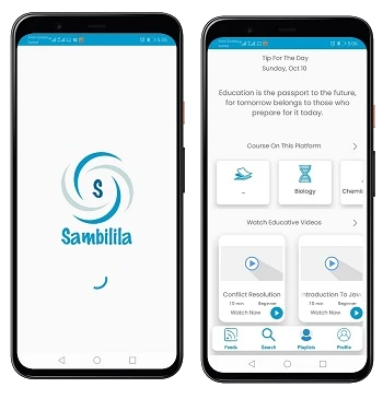 Sambilila | Elearning | Mobile Apps