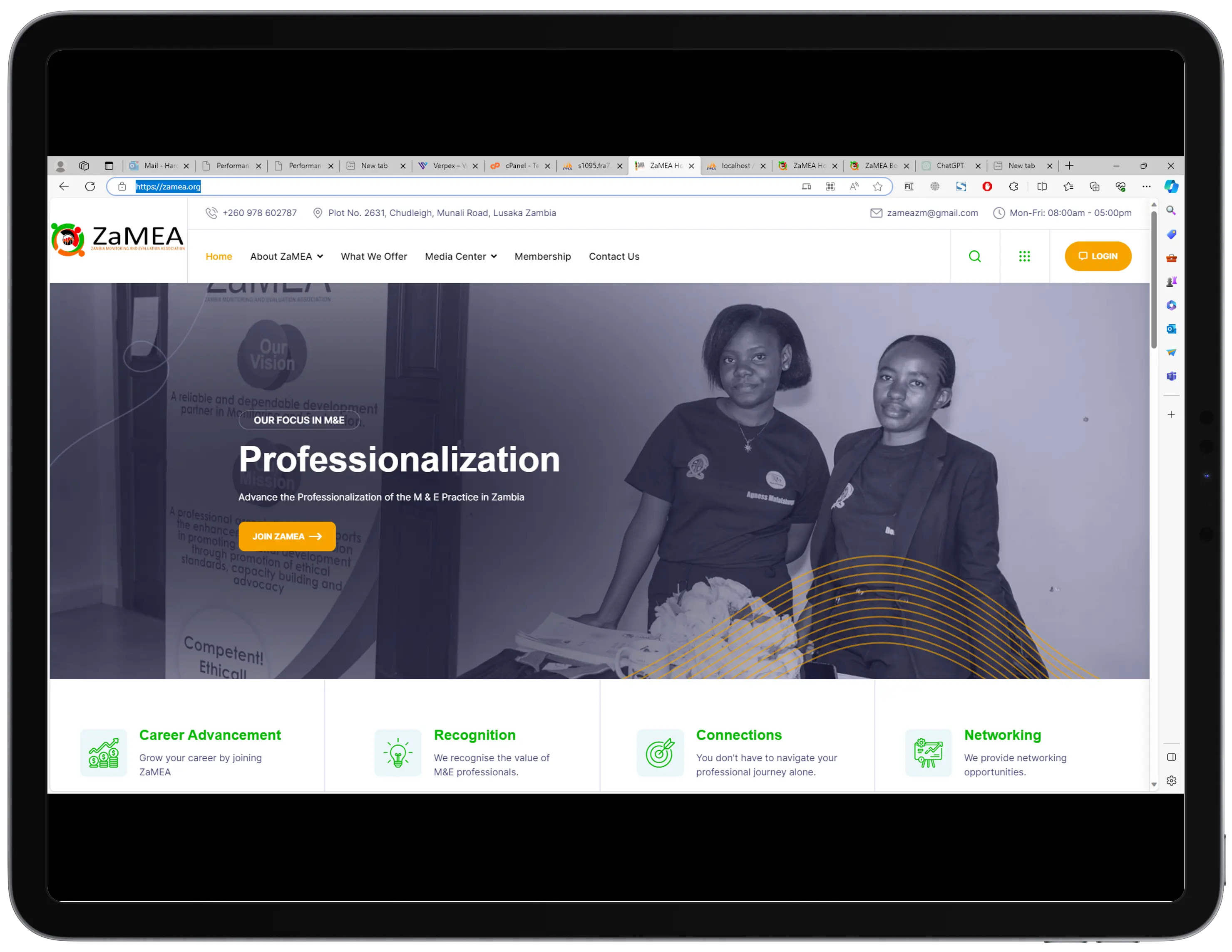 ZaMEA Website | Software | Website