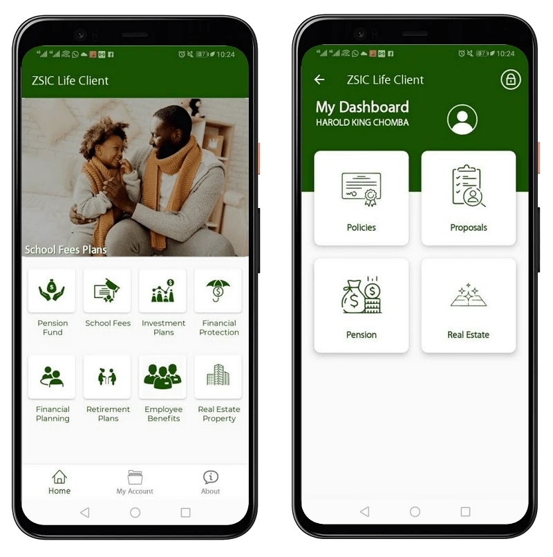 ZSIC LIFE Client | Insurance | Mobile App